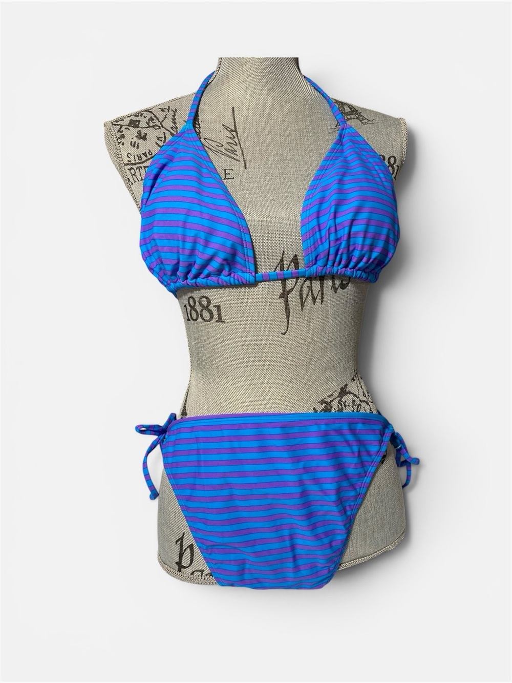 Blue and purple bikini super cute